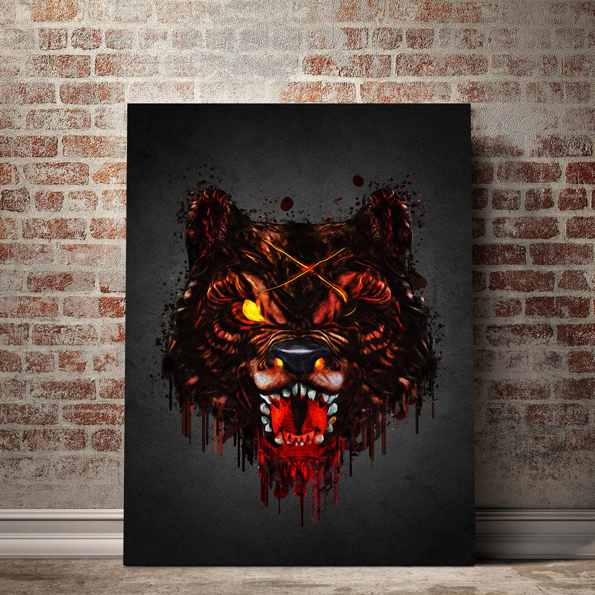Stunning Warewolf Portrait Wall Art by Gab Fernando