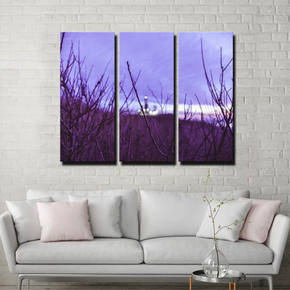 Stunning Faded Lighthouse Wall Art by Dennis Maida
