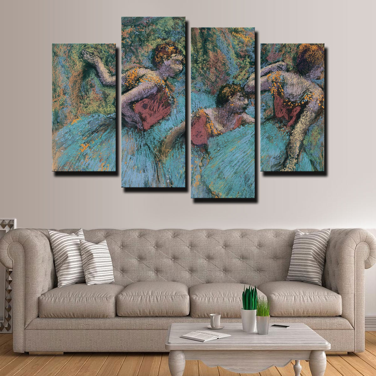 Edgar Degas' Three Dancers Exquisite Wall Art