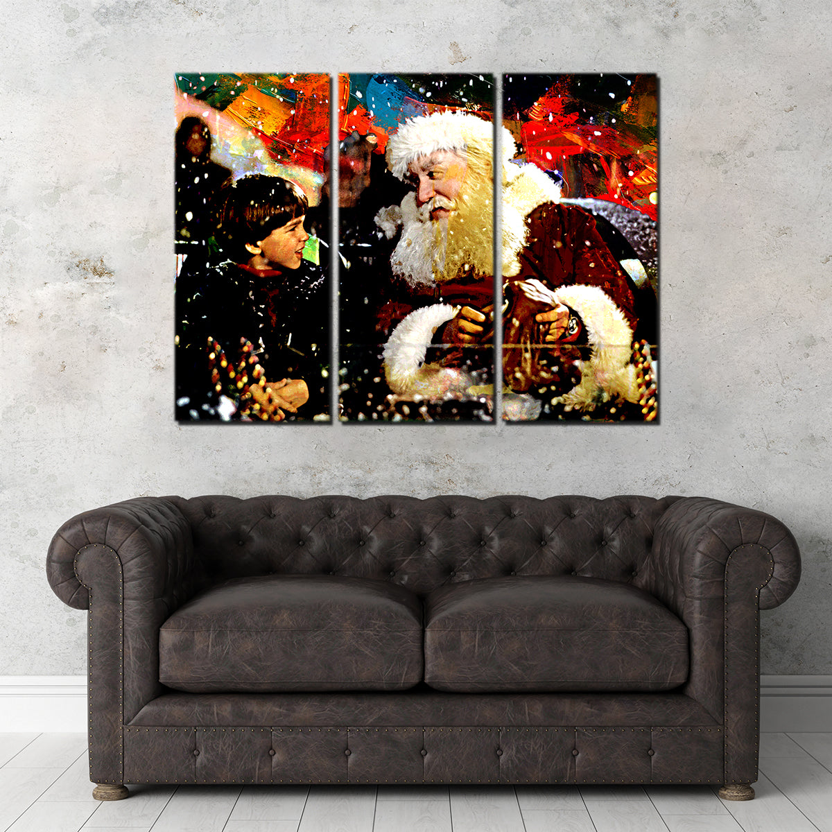 The Enchanting Santa Clause Wall Art - Ideal for Festive Decor
