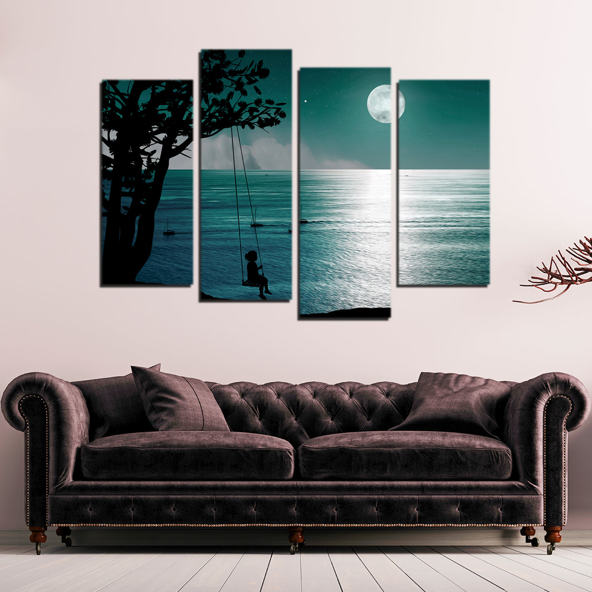 Enchanting Feelings in the Night Wall Art by George Sorin