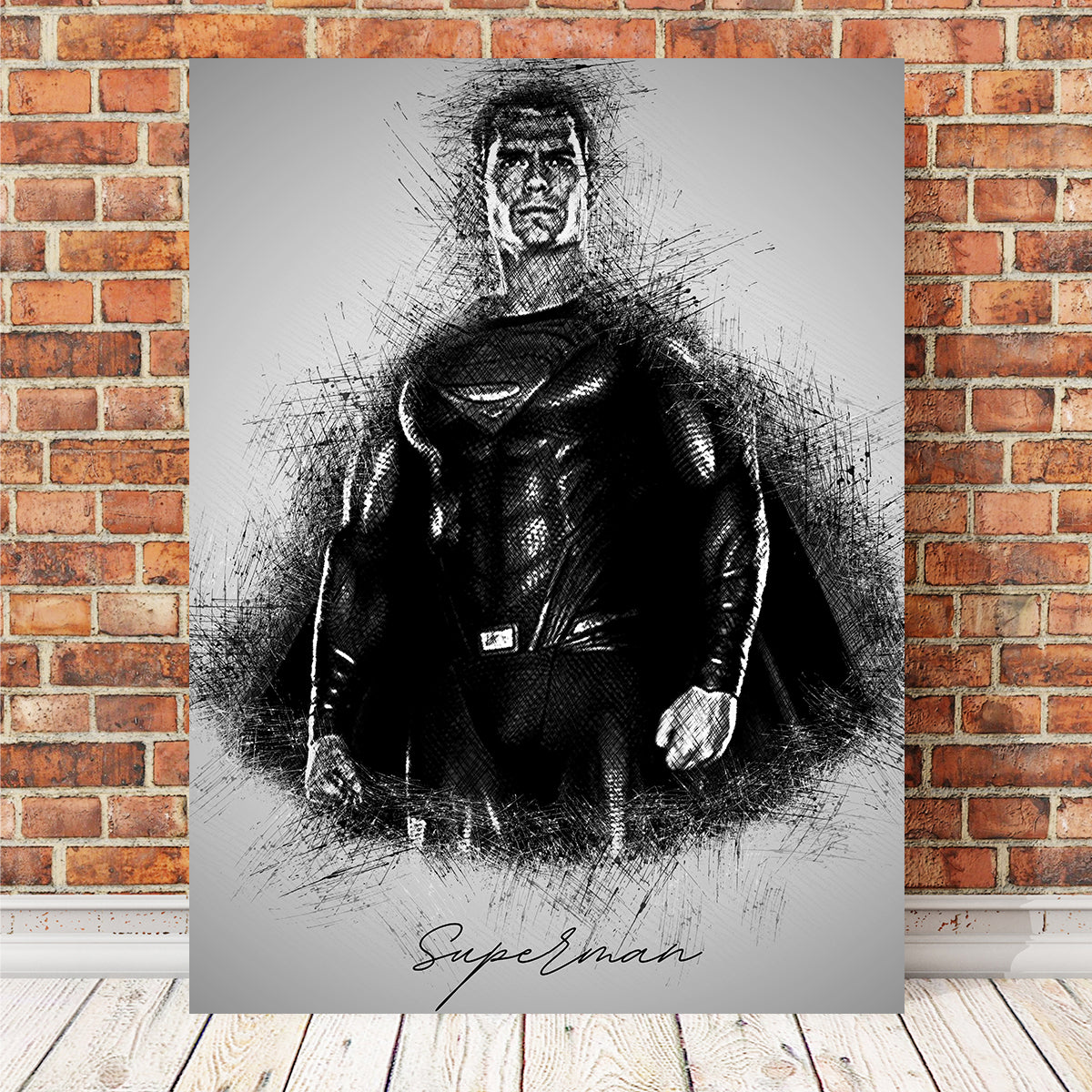 Superman Wall Art - Stunning Museum-Quality Decor
