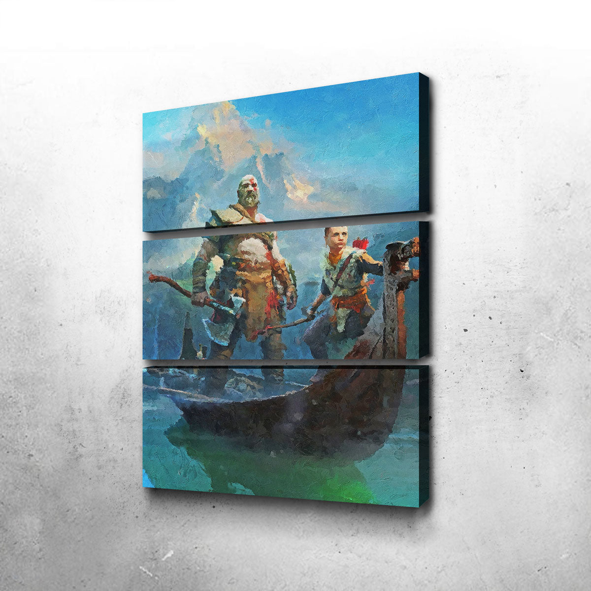 Stunning Kratos Wall Art by Gab Fernando