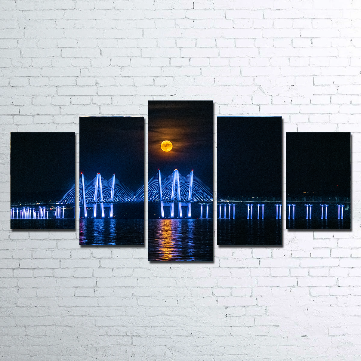 Stunning Buck Moon Rising Wall Art by Dennis Maida