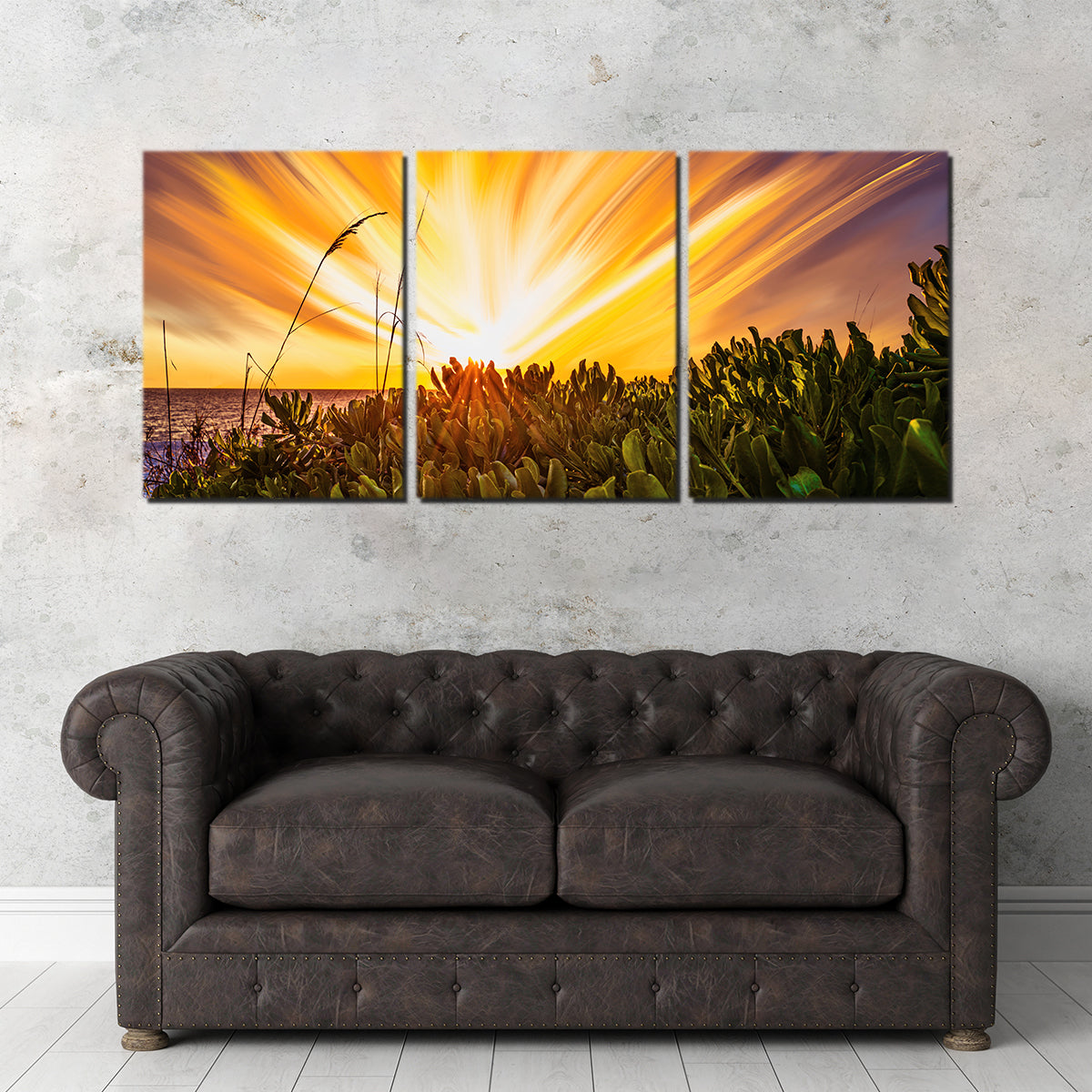 Stunning Exploding Sunset Wall Art by Eileen Rollin