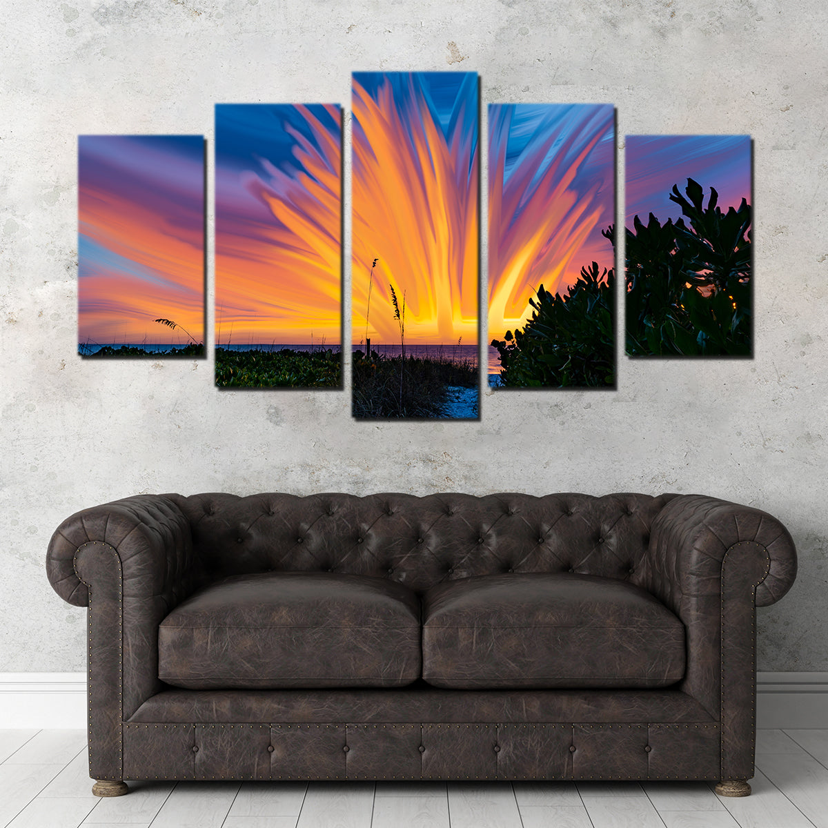Stunning Fire Sky Wall Art by Eileen Rollin