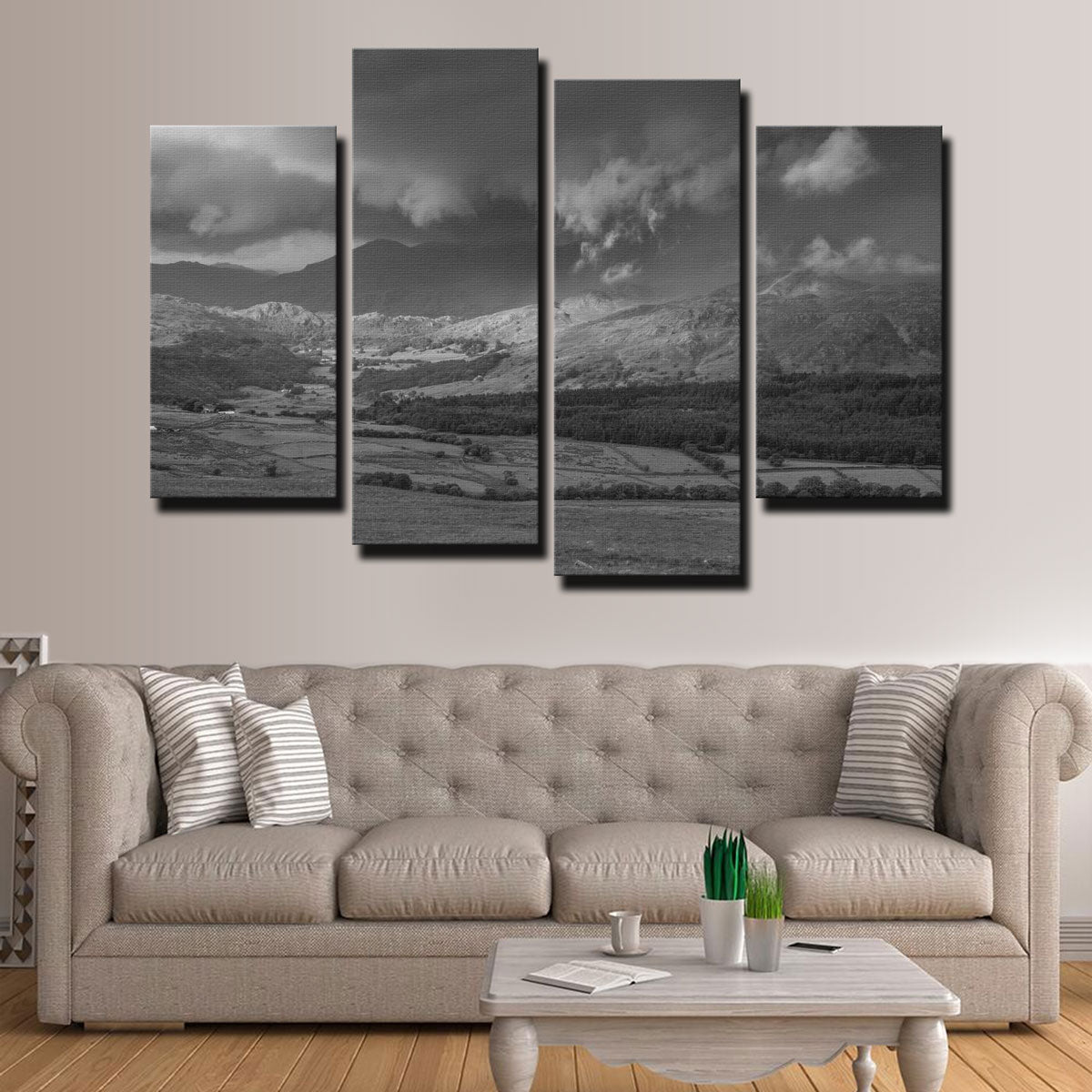 Stormy Fields Exquisite Wall Art by Mike Cotton