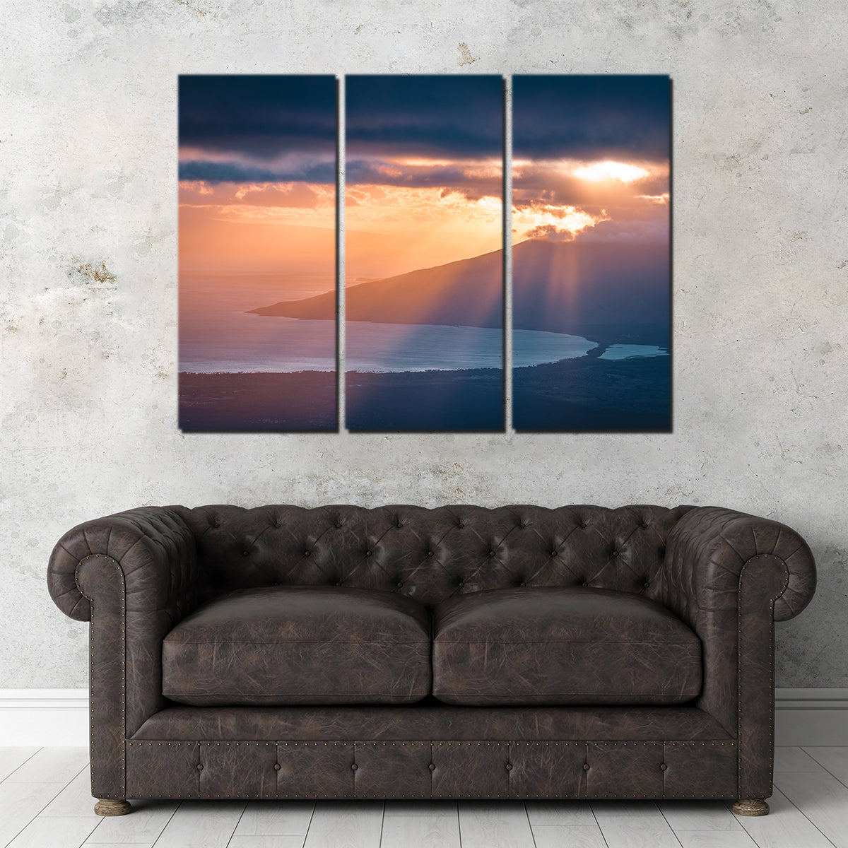 Exquisite Maui Sun Rays Wall Art by Lucas Moore