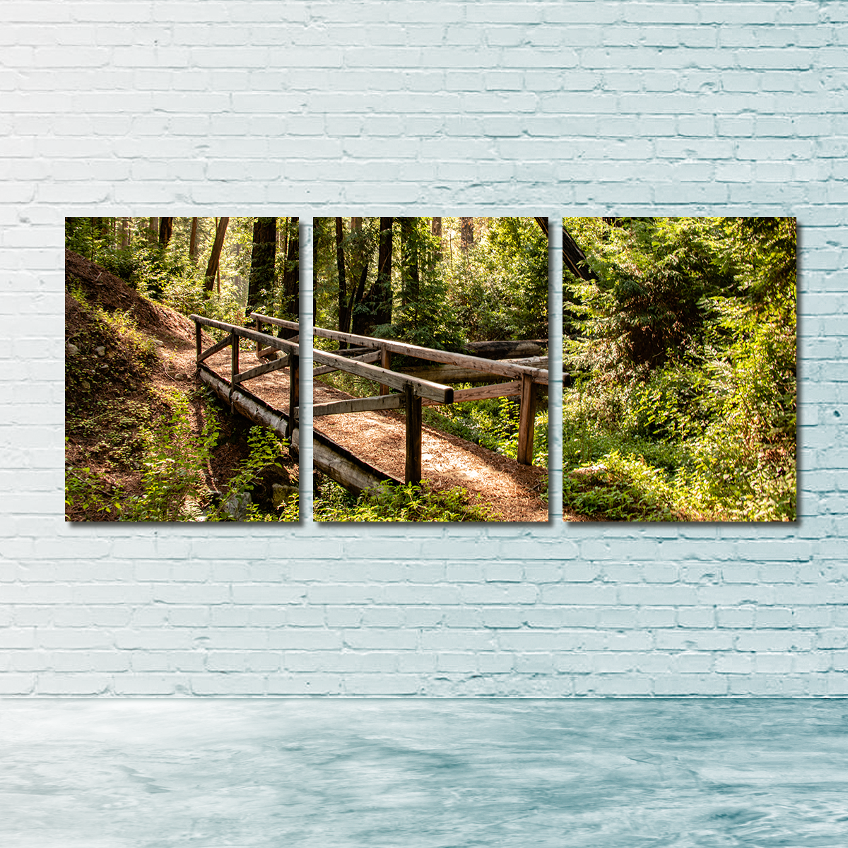 Stunning Ewoldsen Trail Bridge Wall Art by Kyle Sherry