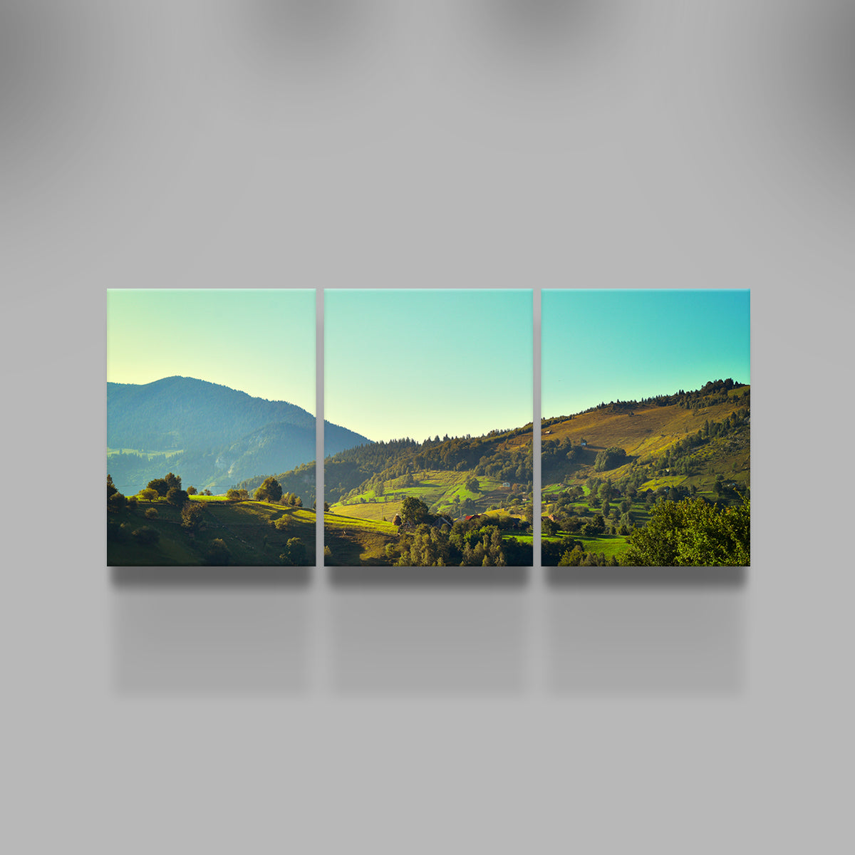 Exquisite 'Sunshine on Magura, Romania' Wall Art for Your Home Decor