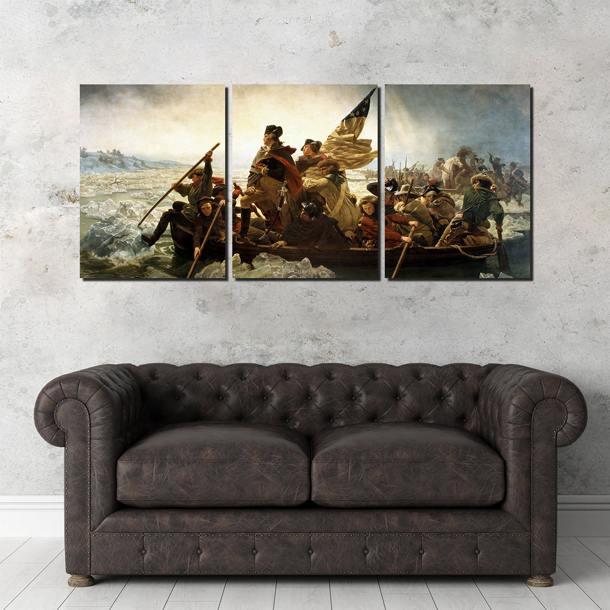 Exquisite Washington Crossing the Delaware Wall Art for Home Decor