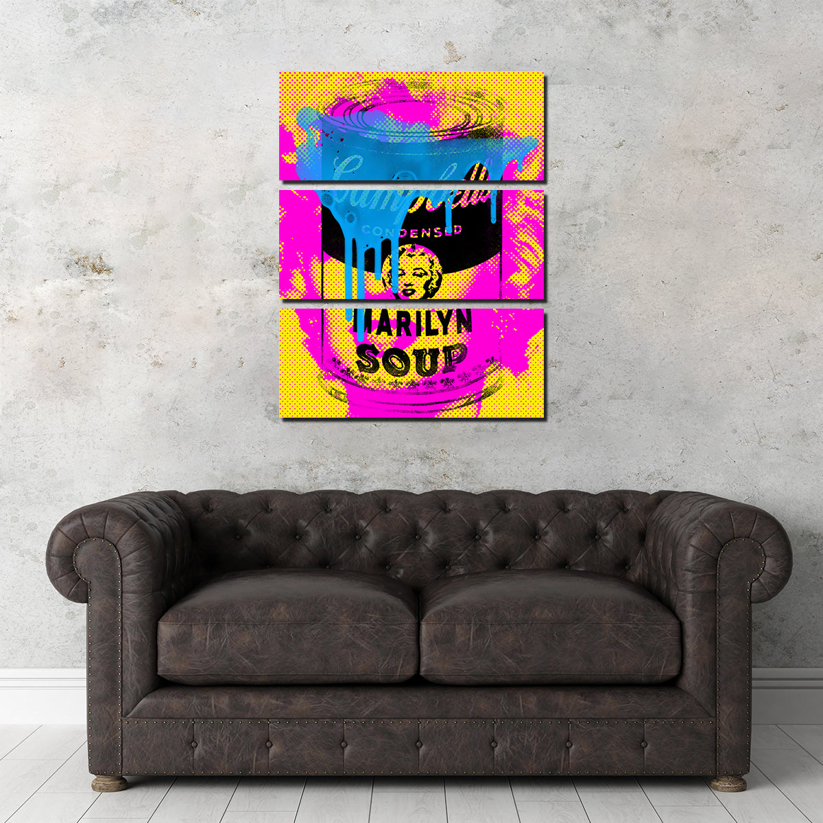 Stunning Marilyn Soup Wall Art by Stephen Chambers