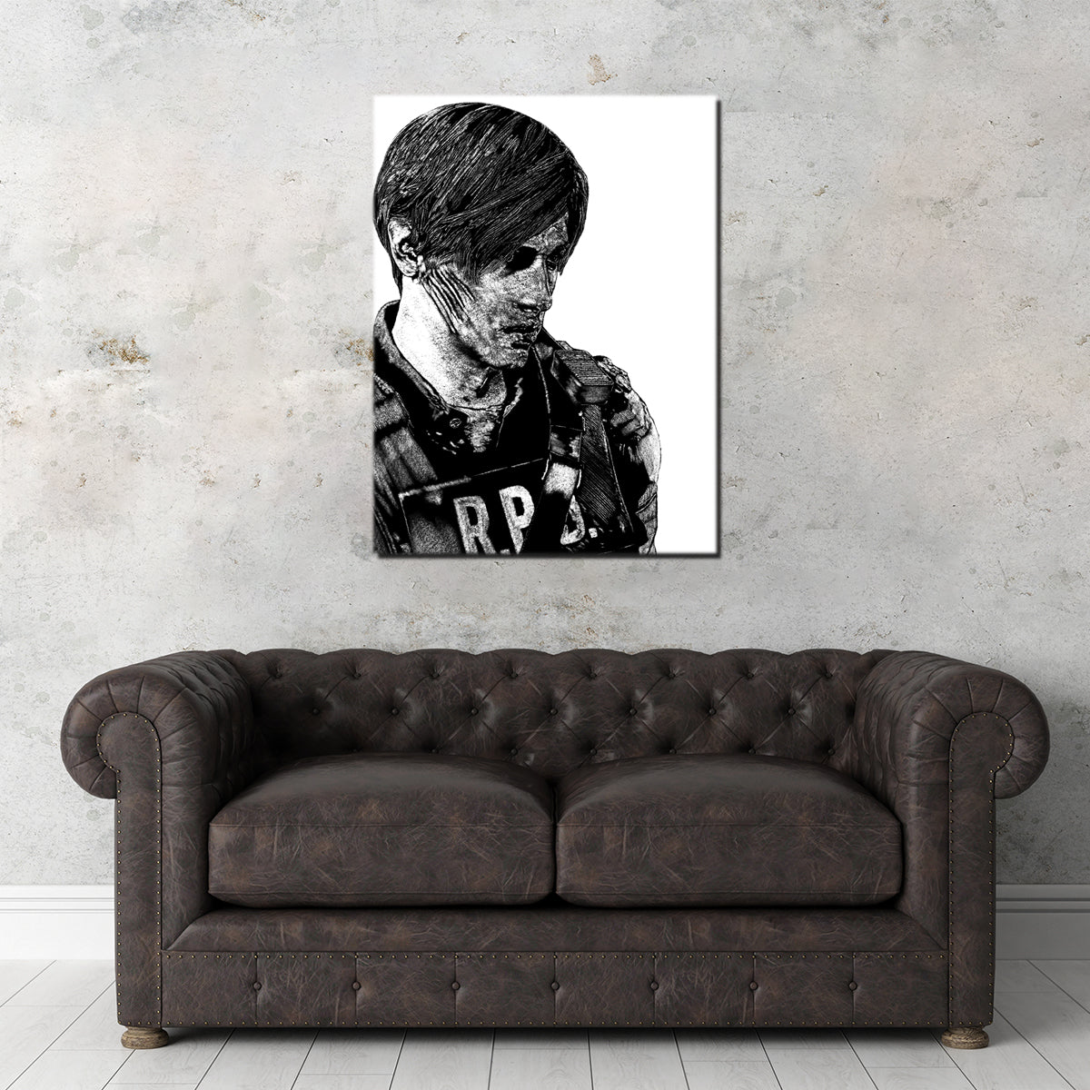 Stunning Leon Wall Art by JPS Darko Art