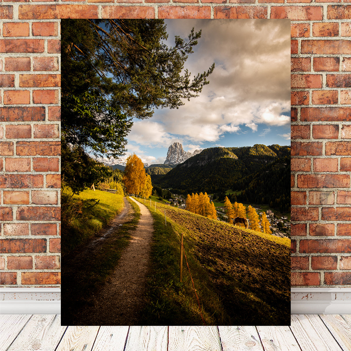 Val Gardena Stunning Wall Art by Enzo Romano
