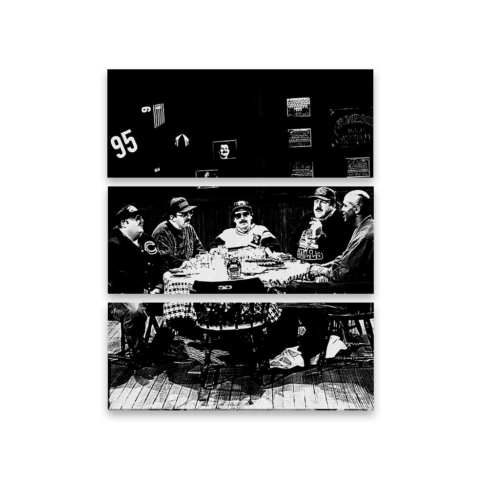 Da Bears Stunning Grayscale Wall Art for Home Decor