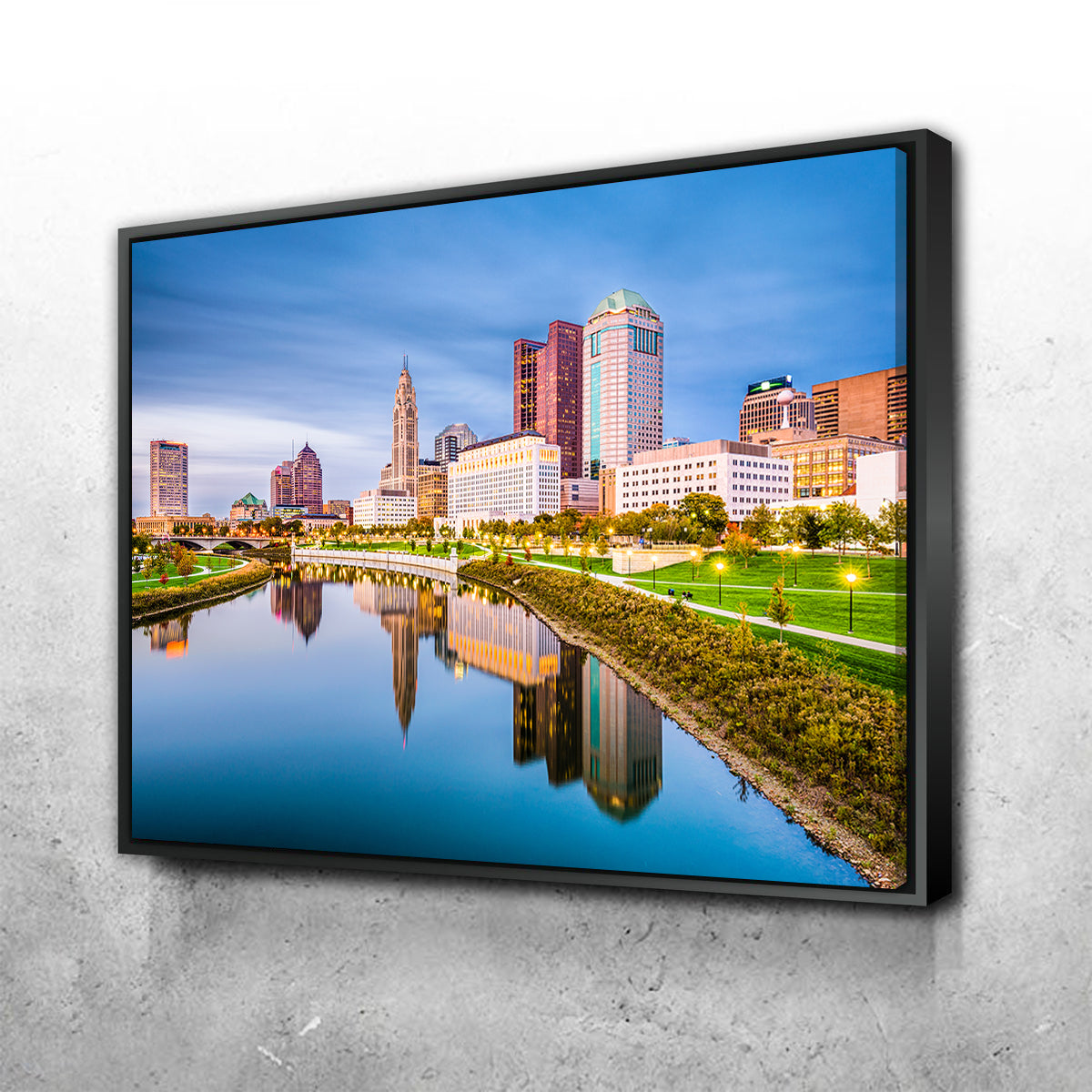 Stunning Columbus Ohio Skyline Wall Art for Home Decor