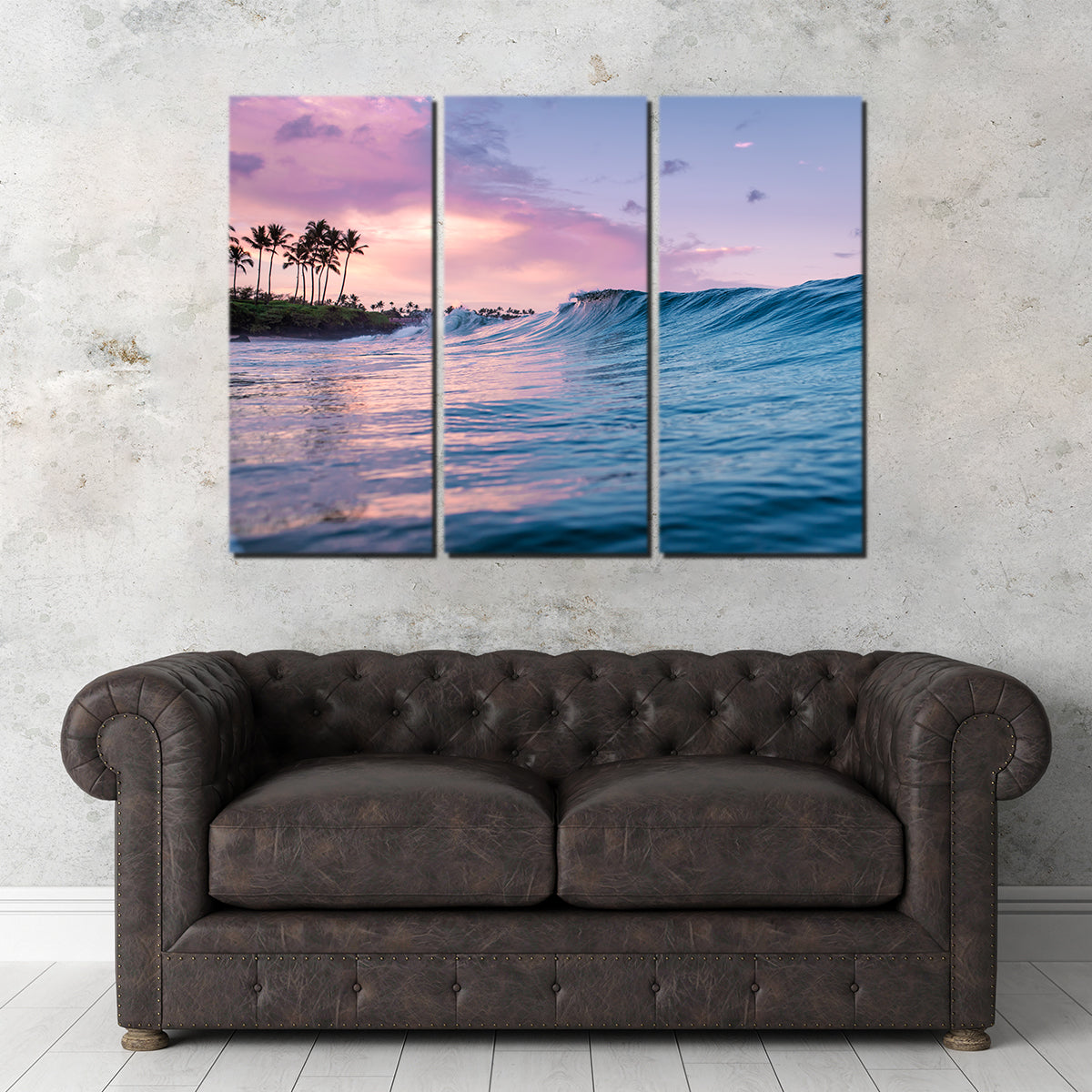 Gorgeous Sunrise Waves Wall Art by Lucas Moore