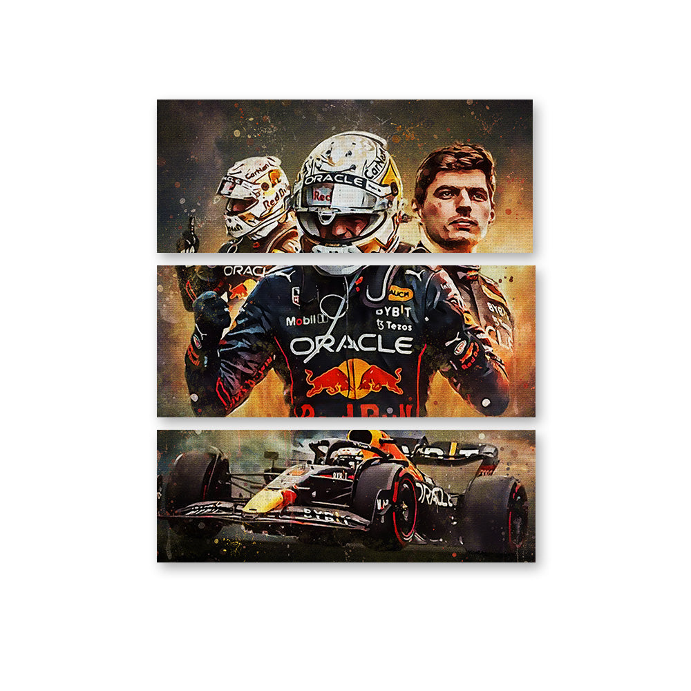 Max Verstappen F1 Racing Wall Art - Stunning Canvas Print