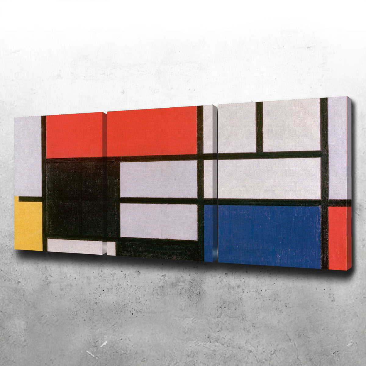 Piet Mondriaan's Composition No III Stunning Wall Art