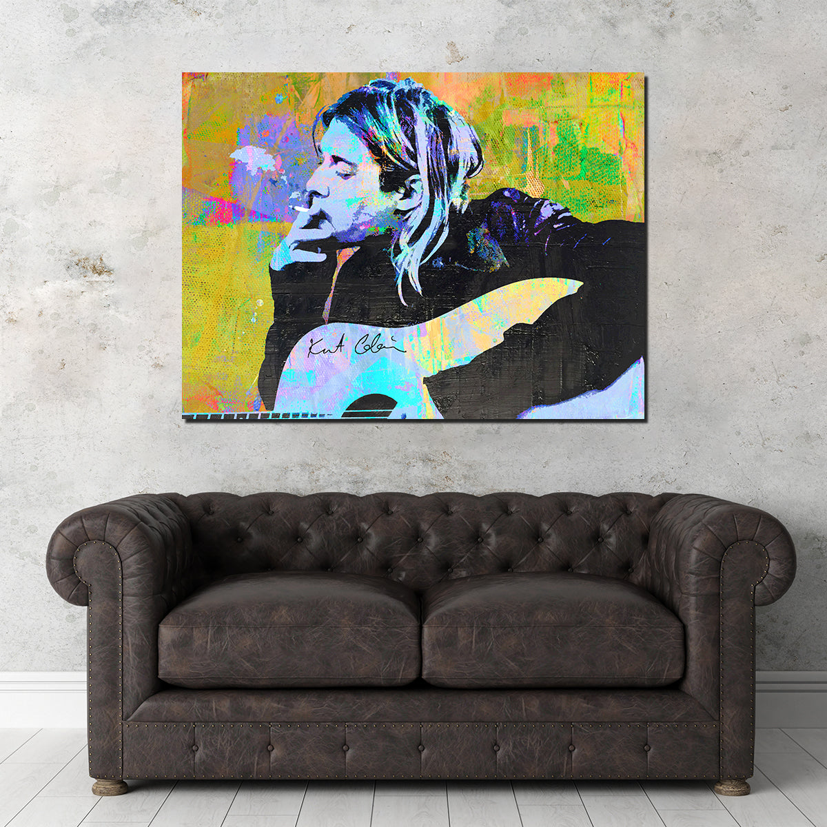Stunning Kurt Cobain Wall Art by Stephen Chambers