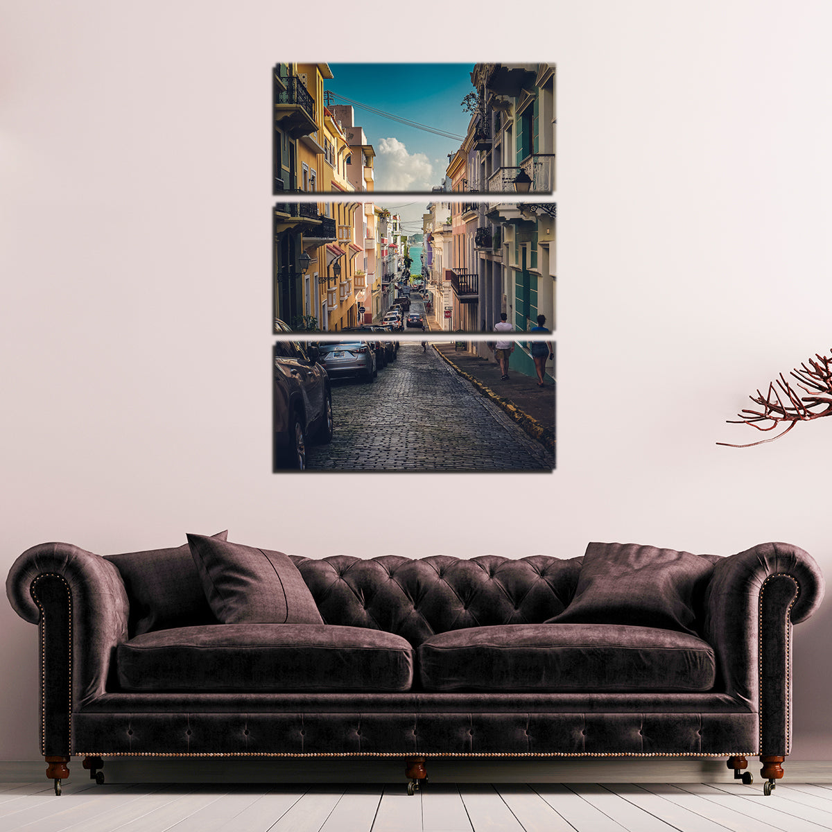 Stunning Street of San Juan Puerto Rico Wall Art by Charity Dos Santos
