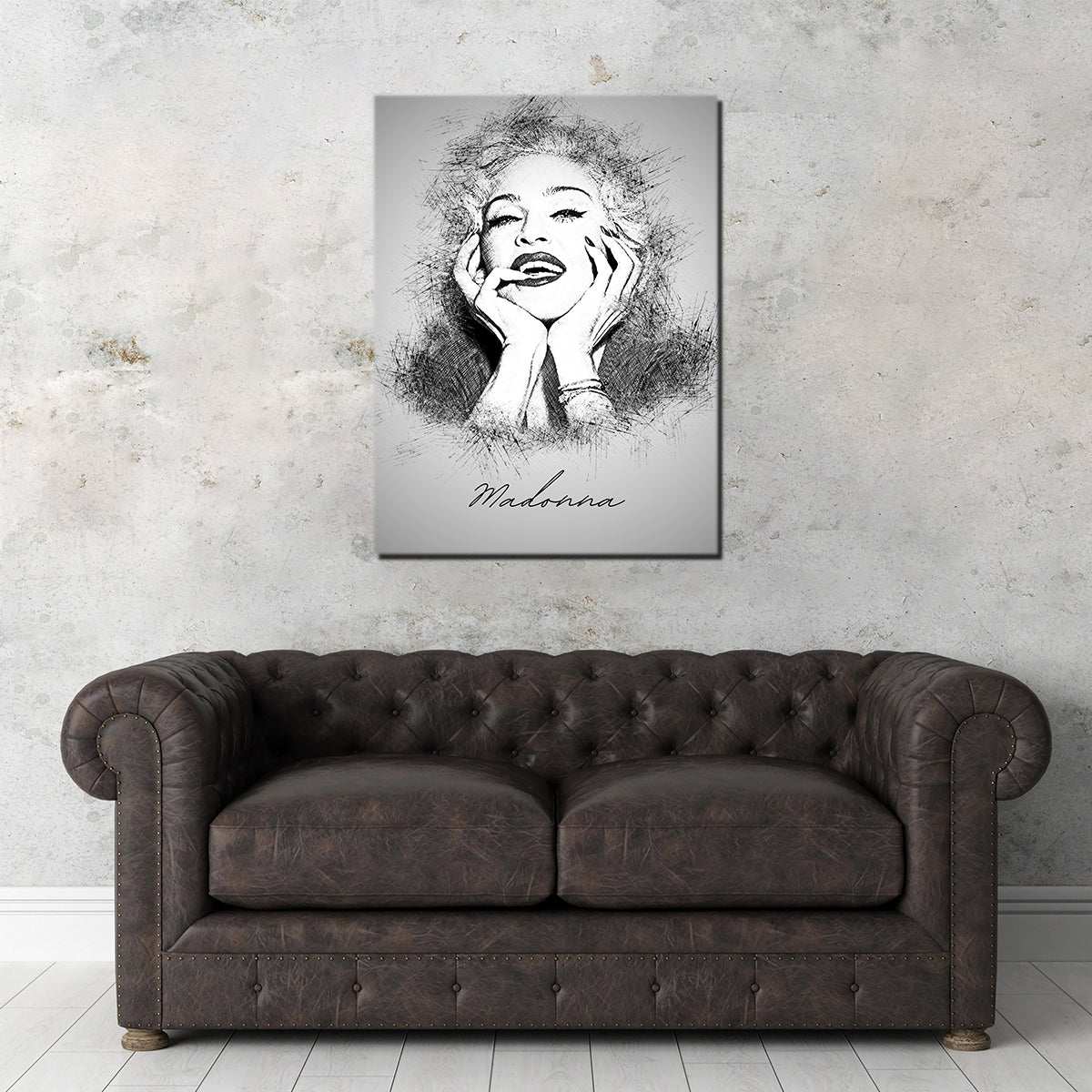 Stunning Madonna Sketch Wall Art for Your Home Decor