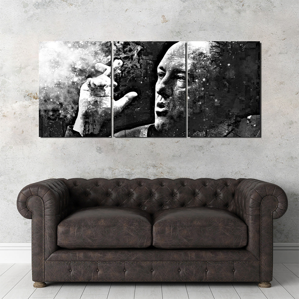Tony Soprano Stunning Grayscale Wall Art for Home Decor