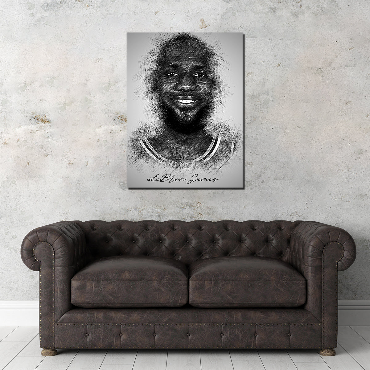LeBron James Premium Wall Art for Basketball Fans