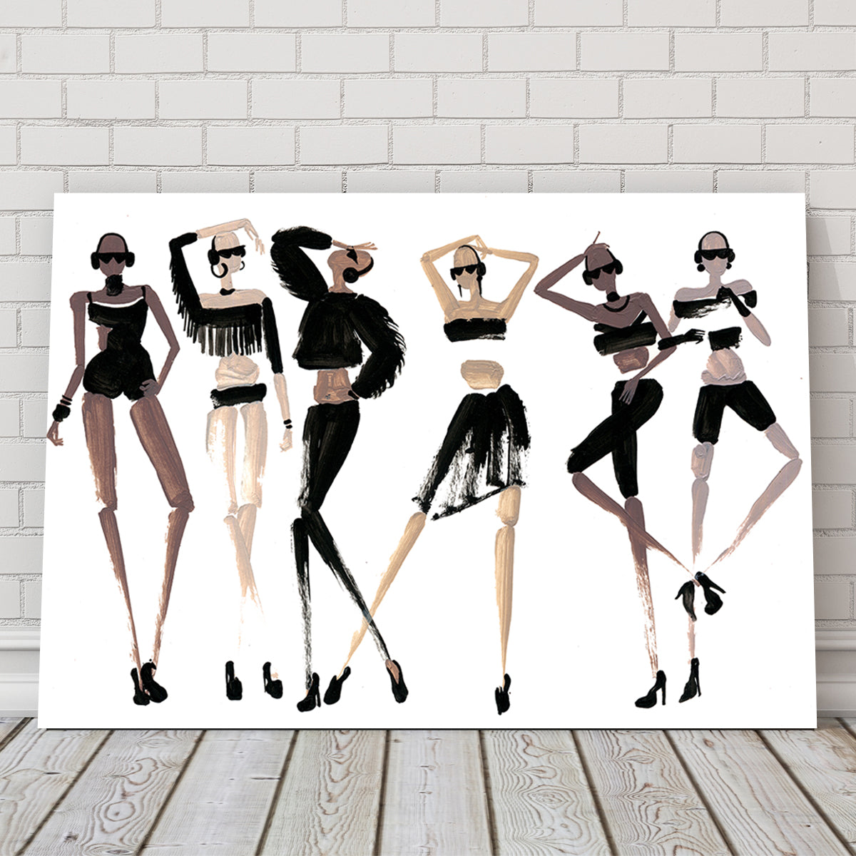 Stylish Fashion 6 Wall Art by Evgeny Vetrov