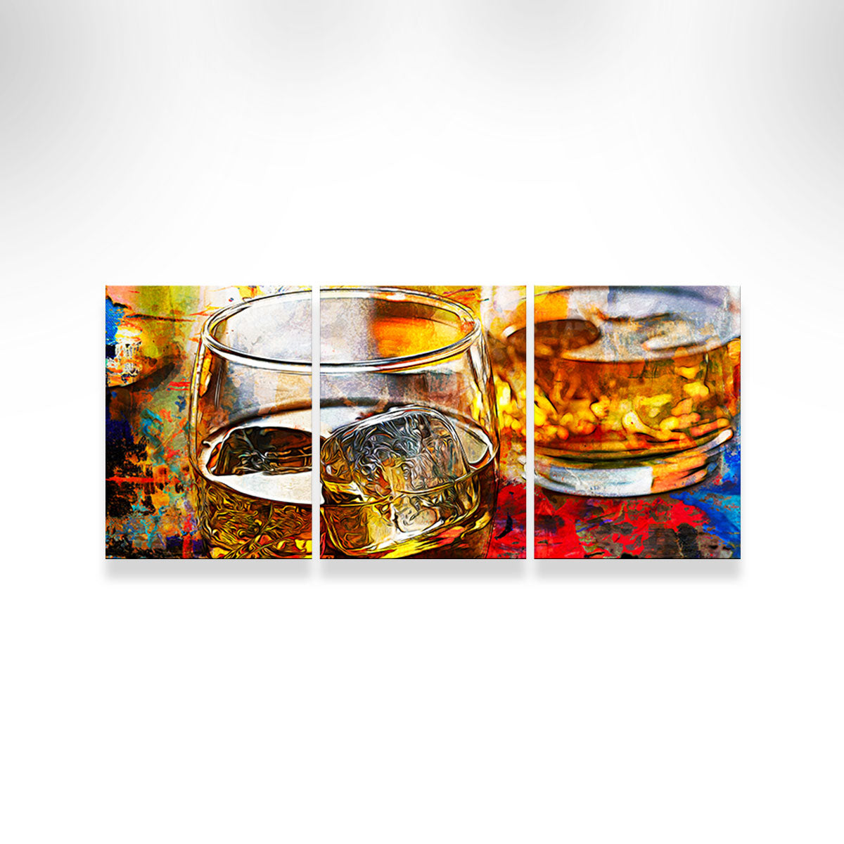 Exquisite Bourbon Whiskey Abstract Wall Art for Stunning Home Decor