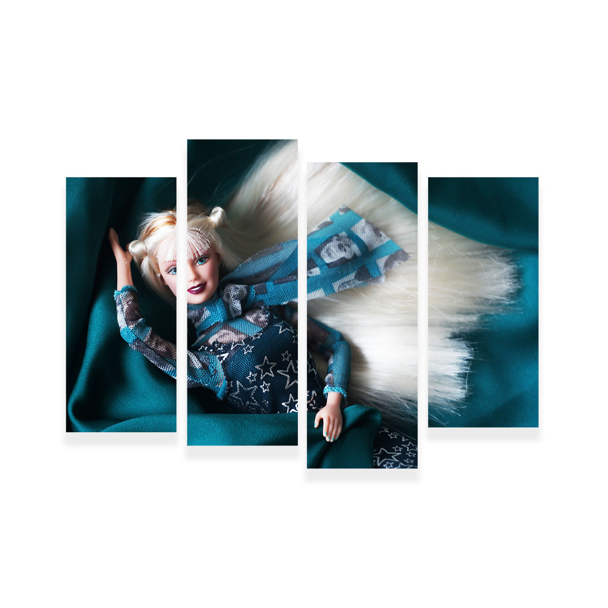 Exquisitely Stylish Barbie - A Captivating Decor Piece