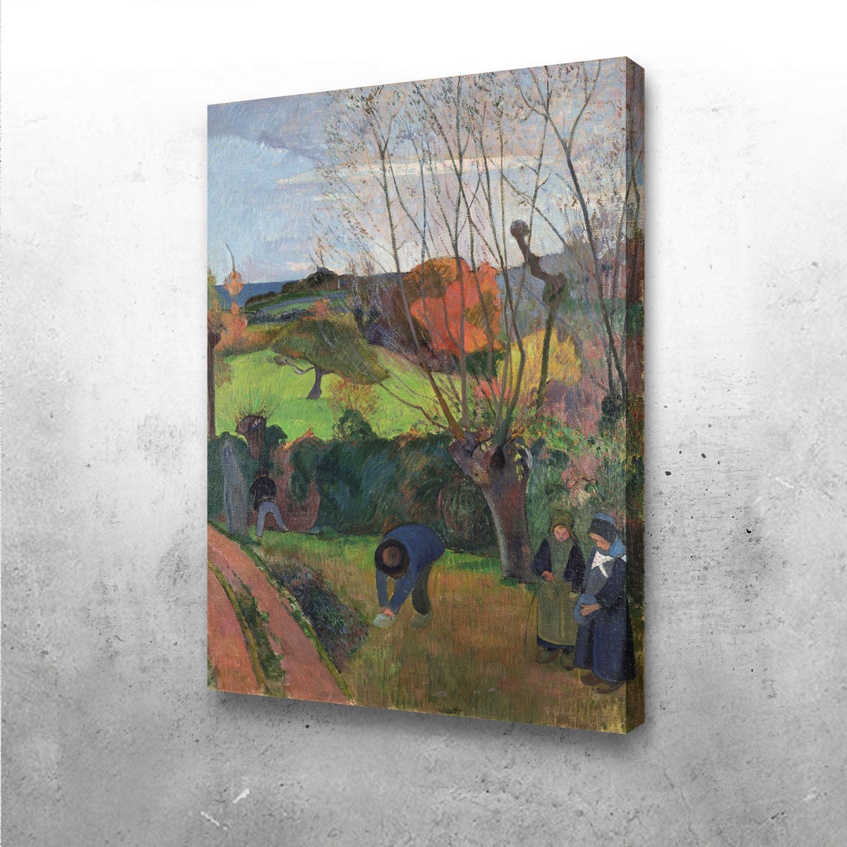 Exquisite Tahitian Landscape Wall Art by Paul Gauguin