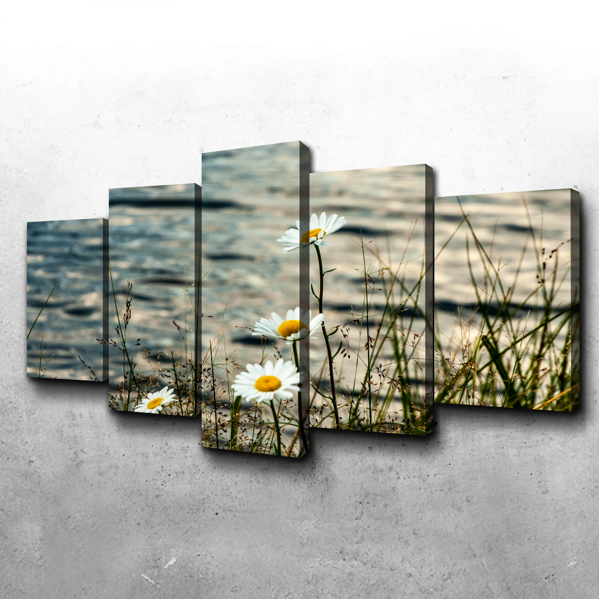 Stunning Lake Flowers Wall Art by Kyle Sherry