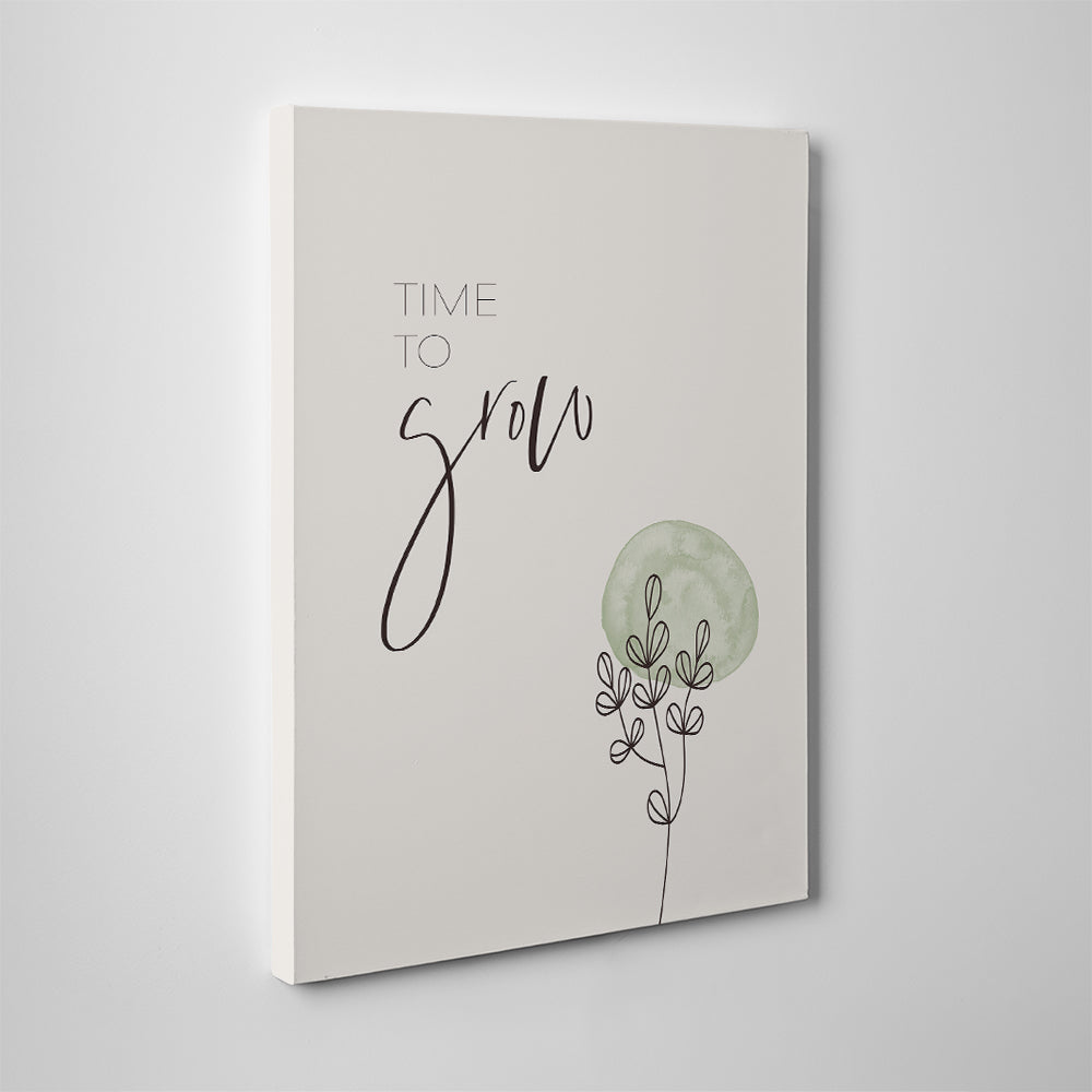 Stunning Time To Grow Wall Art by Melanie Viola