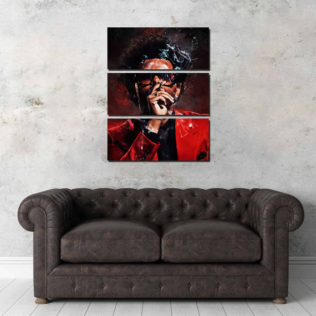 Exclusive The Weeknd Painting - Museum-Quality Artwork