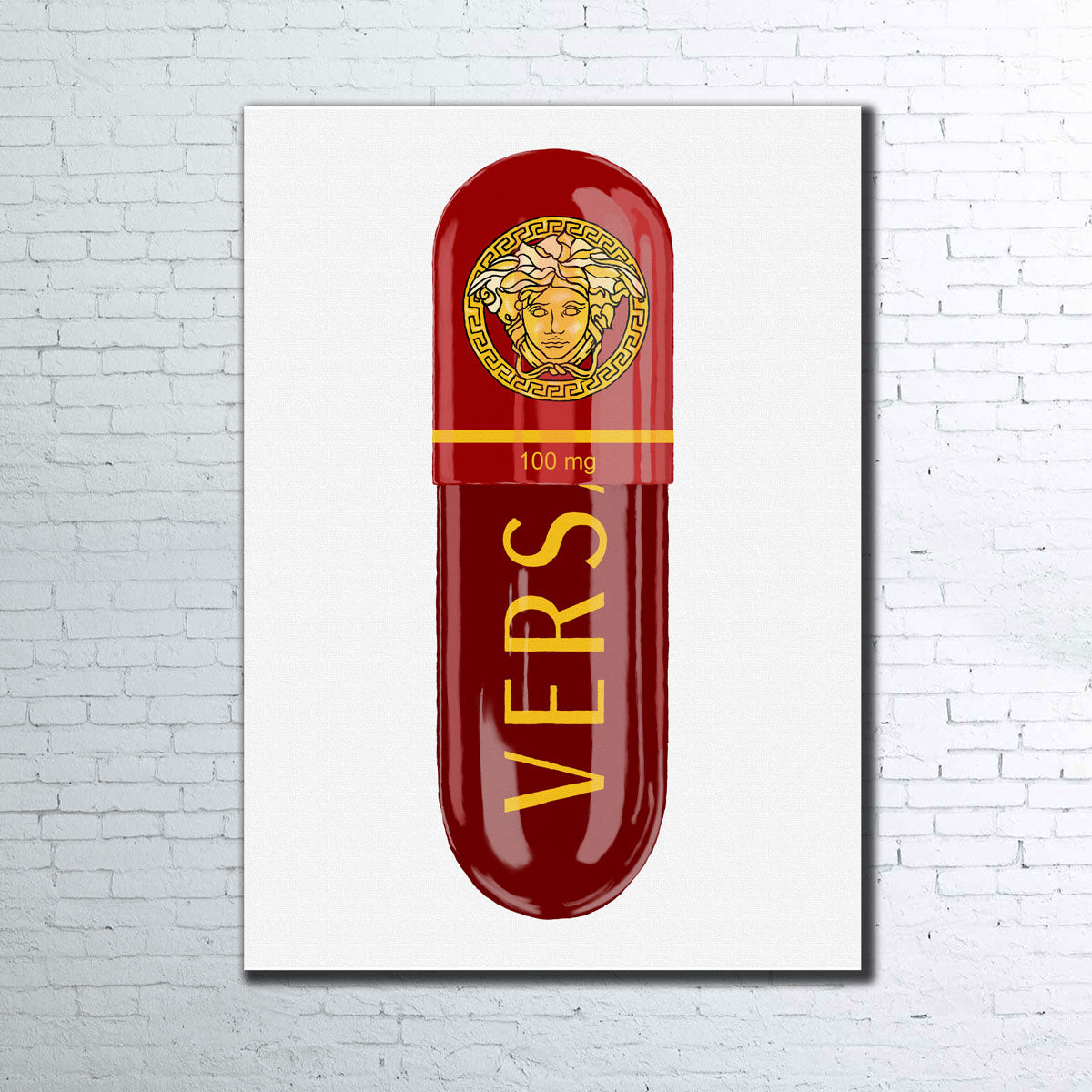 Exquisite Versace Eros Flame 100MG Wall Art by Elias Mikael
