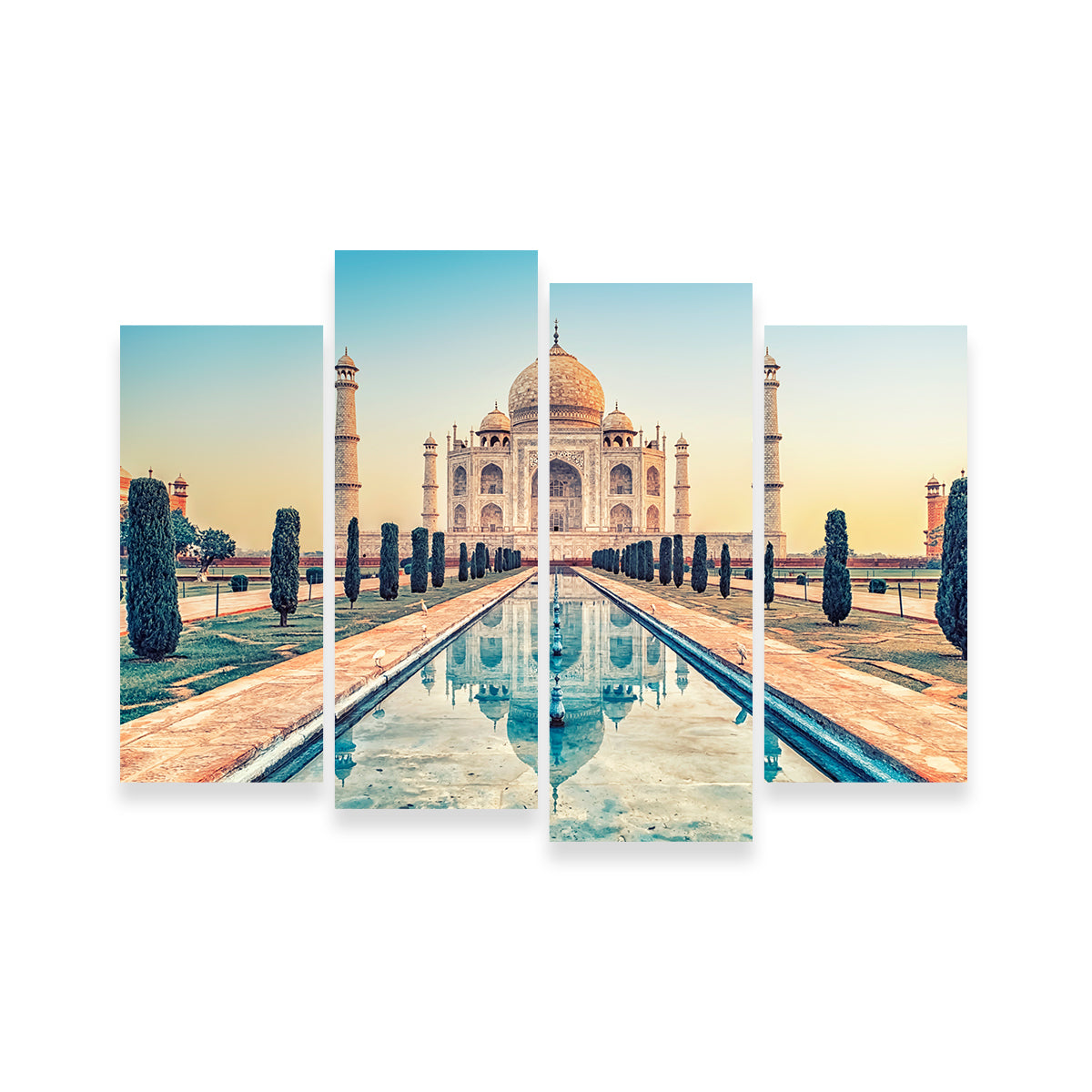 Exquisite Taj Mahal Mausoleum Wall Art by Manjik Pictures