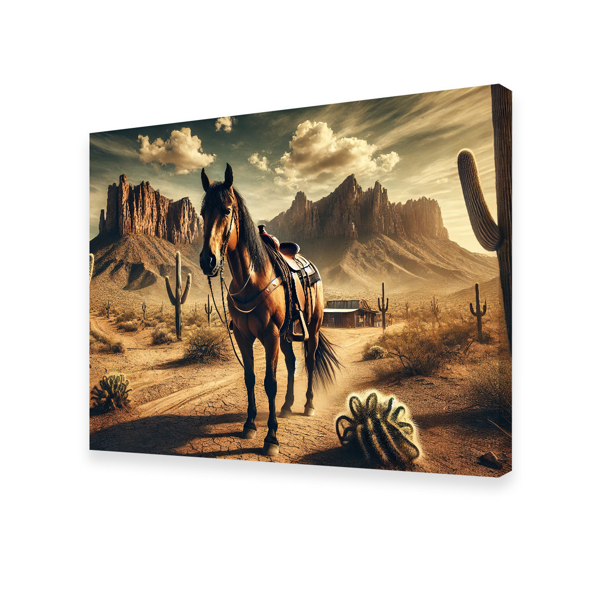 Exquisite Wild West Quarter Horse Wall Art for Stunning Decor
