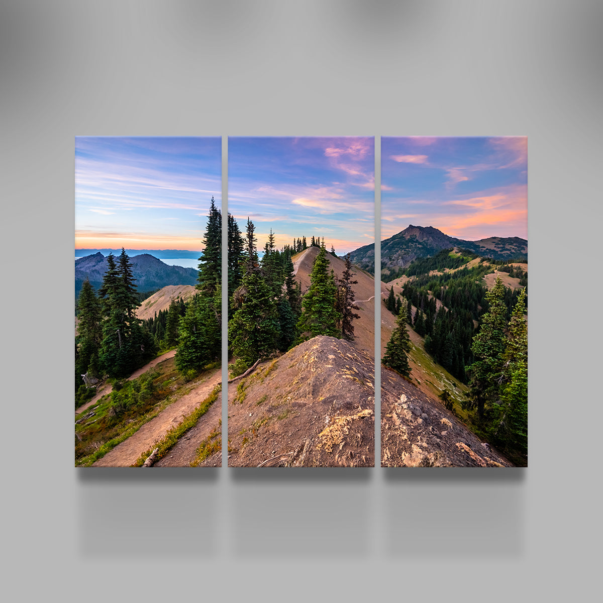 Stunning Mountaintop Sunset Wall Art by Lucas Moore