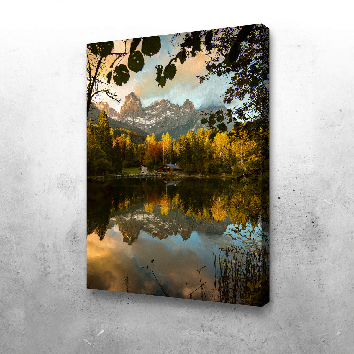 Stunning Lake Welsperg Wall Art by Enzo Romano