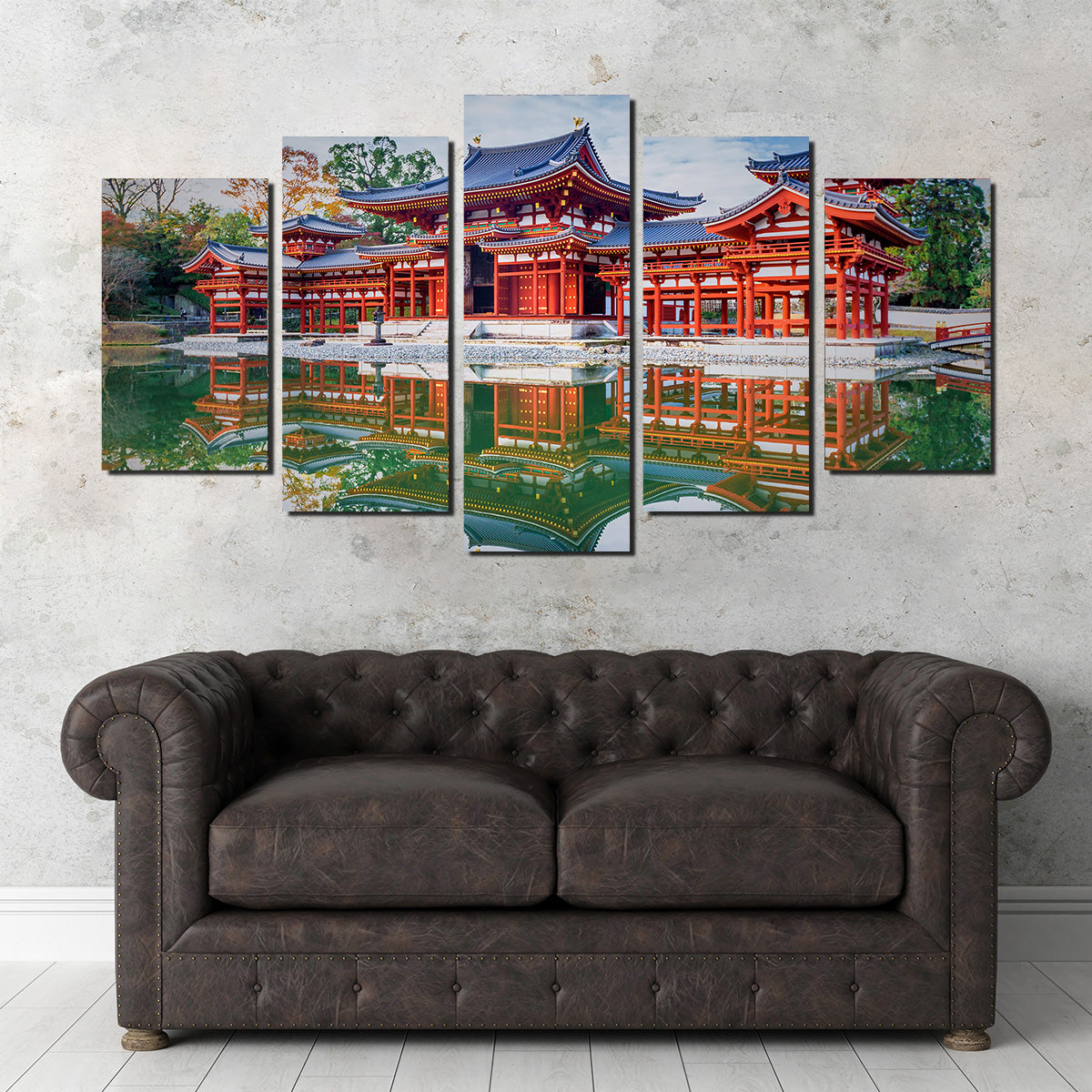 Exquisite Byodo - in Temple Canvas Print