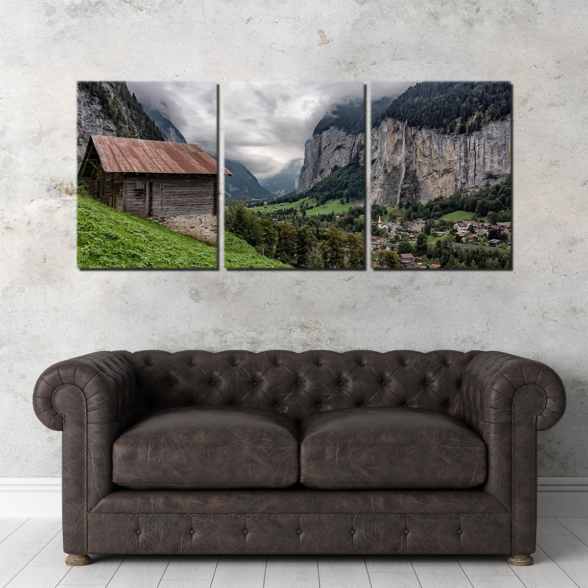 Stunning Lauterbrunnen Wall Art by Manjik Pictures