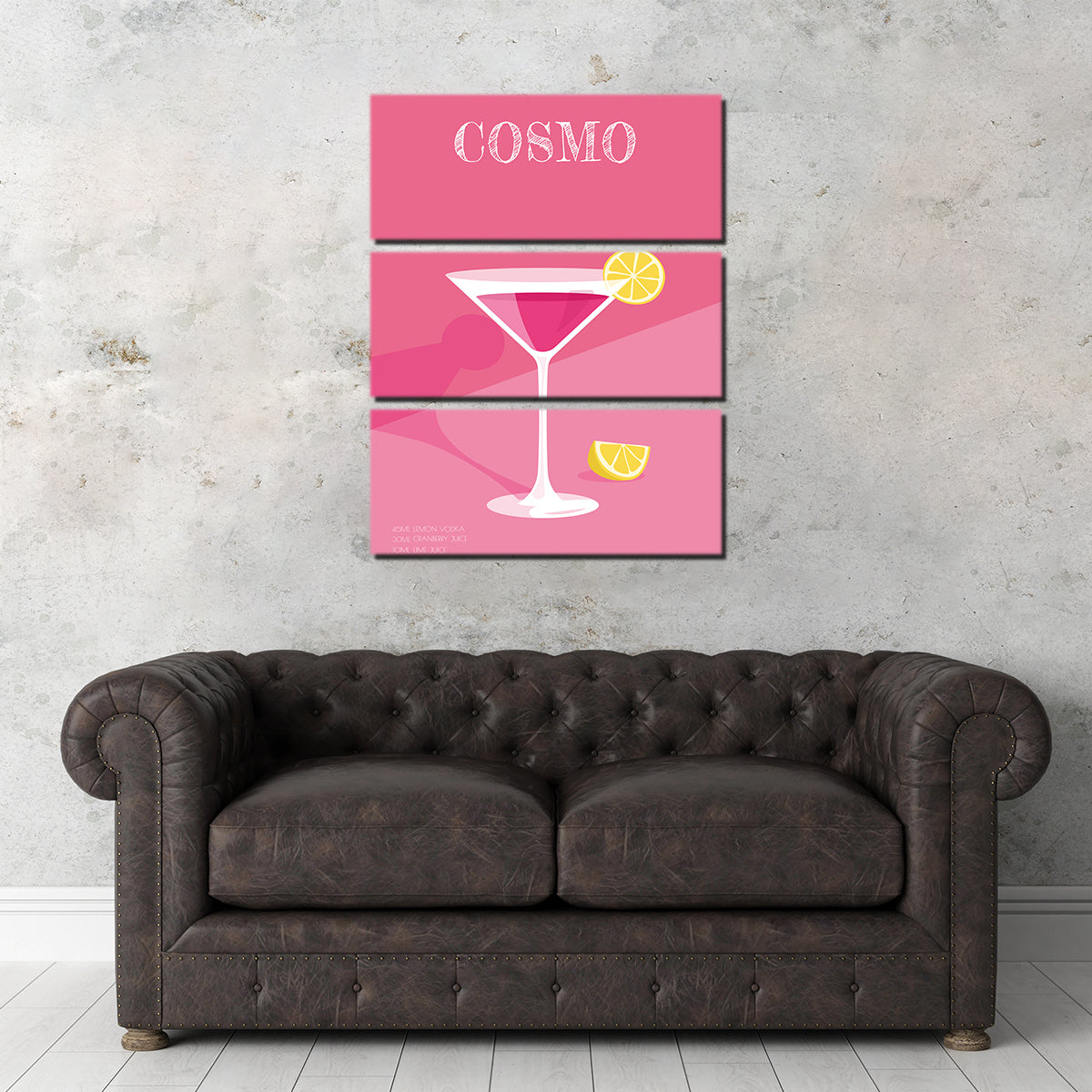 Stunning Cosmopolitan Wall Art by Groovy Vibe Studio
