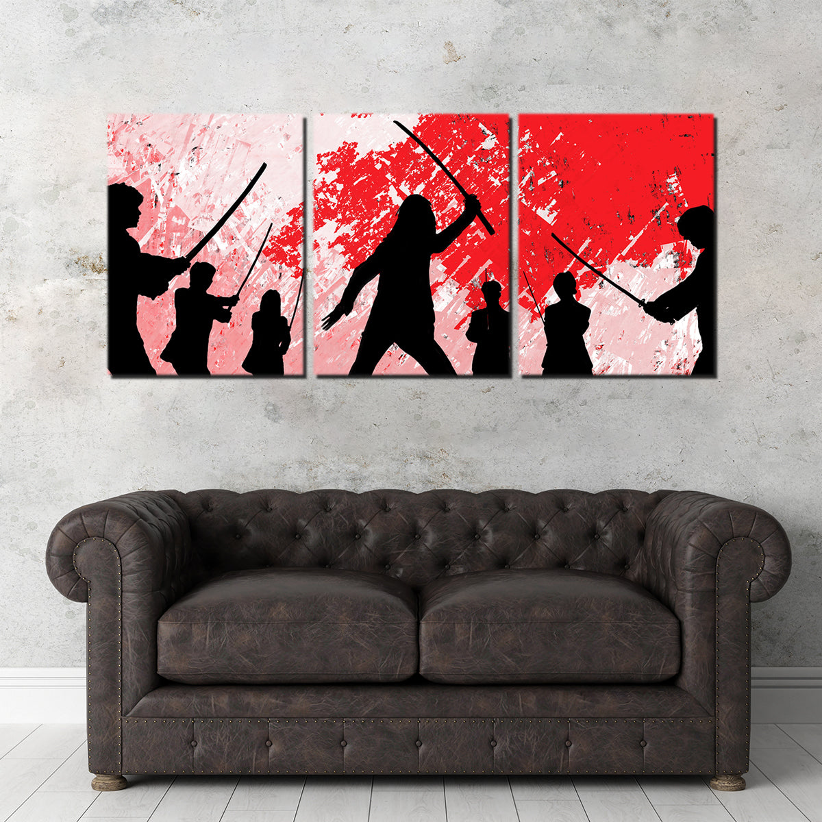 Stunning Bride vs Crazy 88 Wall Art by Andy Brackpool