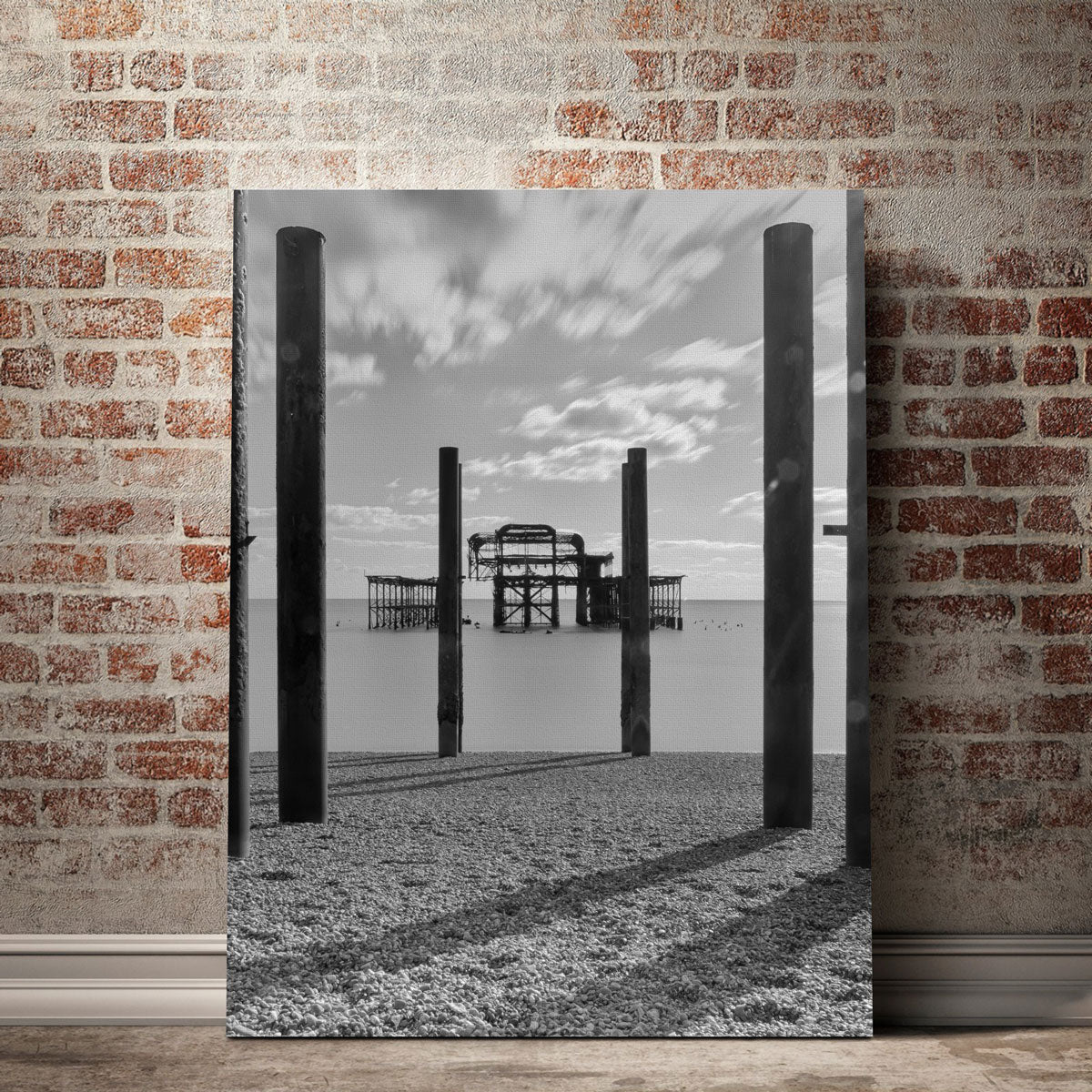 Stunning West Pier Wall Art by Mike Cotton