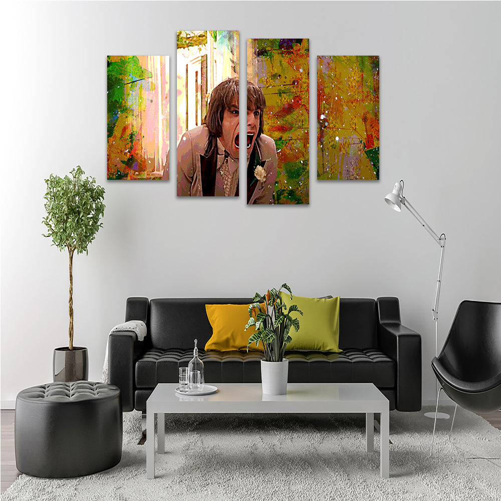 There's Something About Mary - Iconic Zipper Scene Wall Art for Movie Lovers