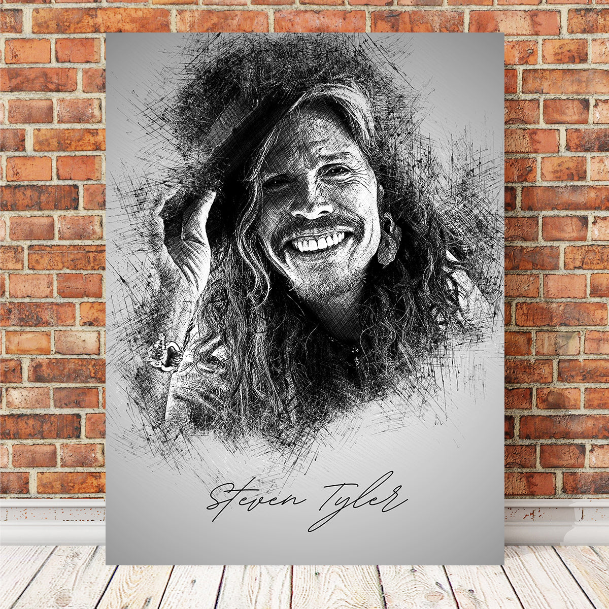 Stunning Steven Tyler Wall Art - Museum Quality Canvas Print