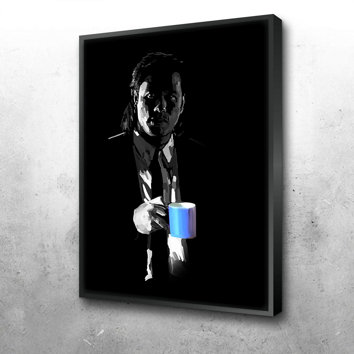 Stunning Vincent With His Mug Wall Art by Andy Brackpool