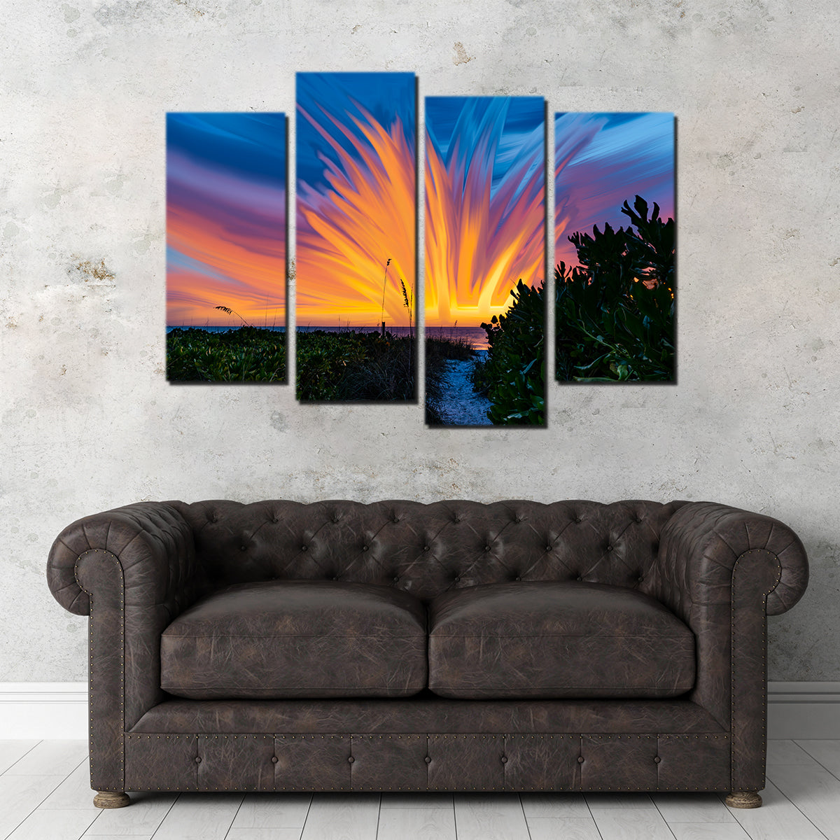 Stunning Fire Sky Wall Art by Eileen Rollin