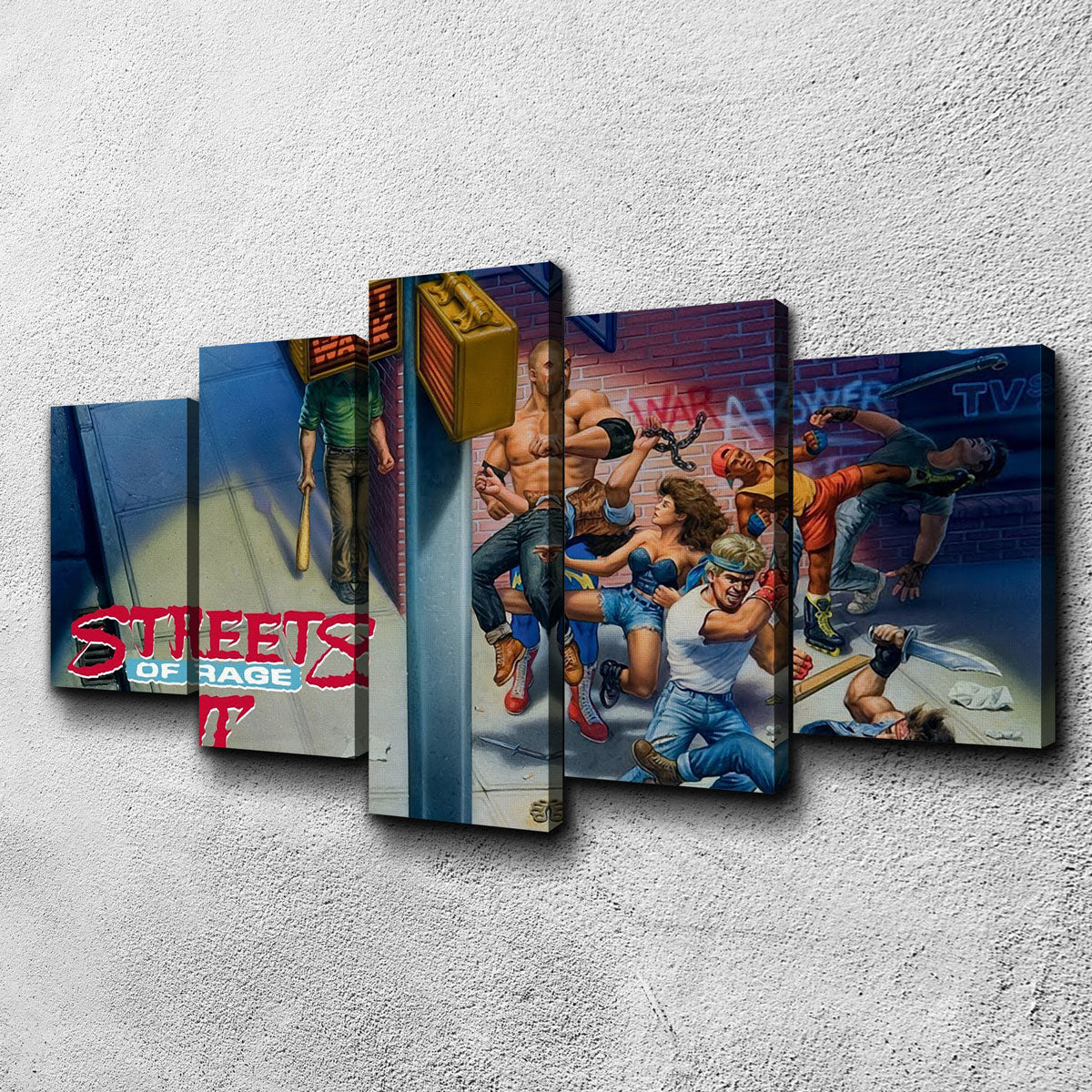 Stunning Streets of Rage 2 Wall Art for Gamers' Decor